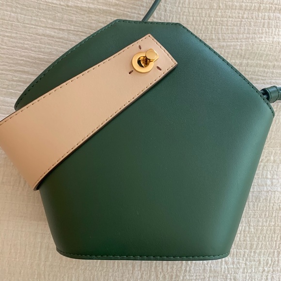 DANSE LENTE
Green Johnny Mini Leather Bucket Bag - Picture 3 of 12